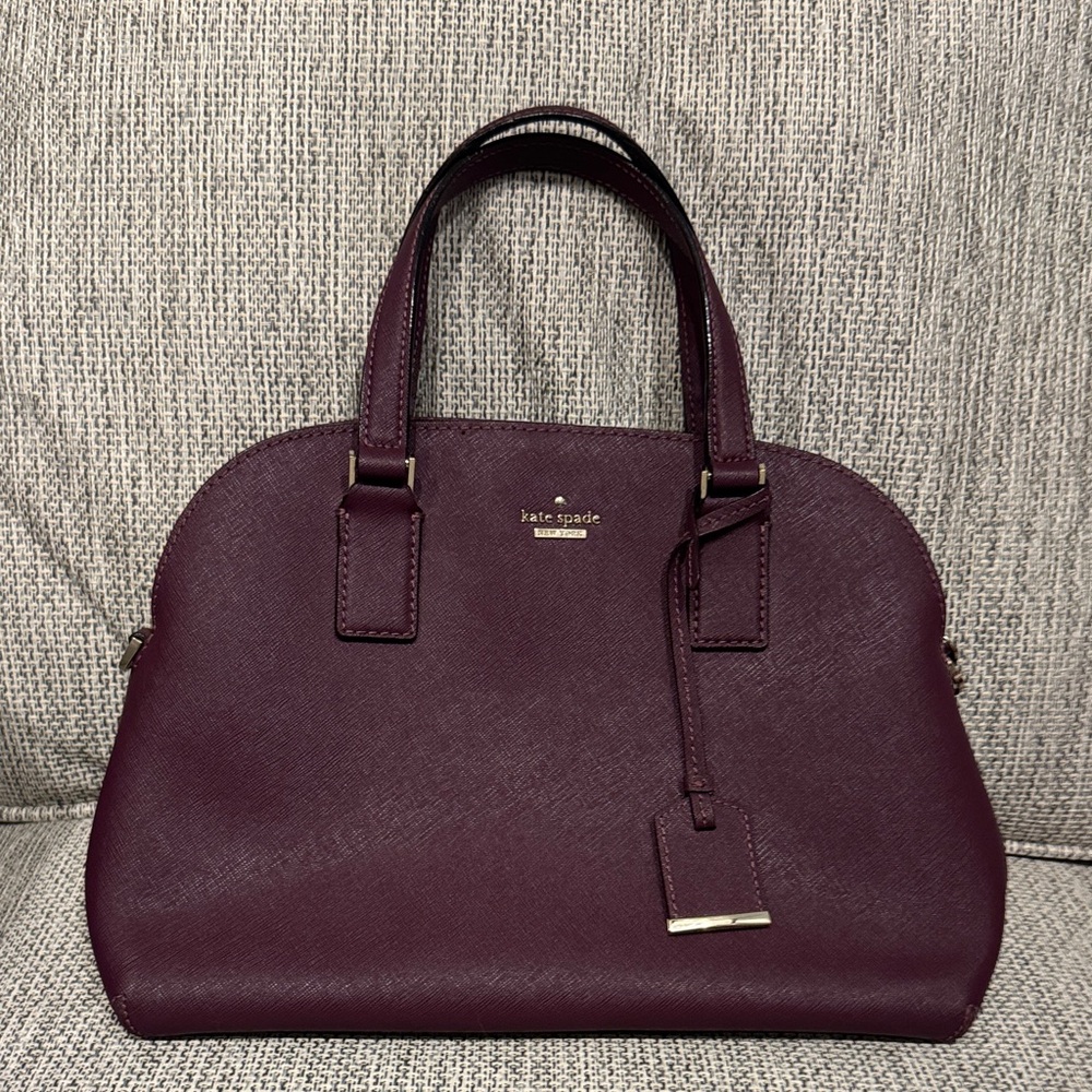 Kate Spade Deep Purple Satchel